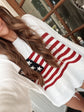 All American Girl Sweater - White